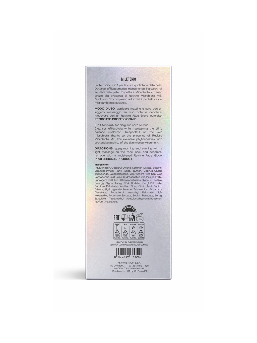 PLATINUM+ Latte Tonico 2 in 1